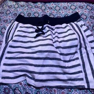 Skirt with shorts built inside them.